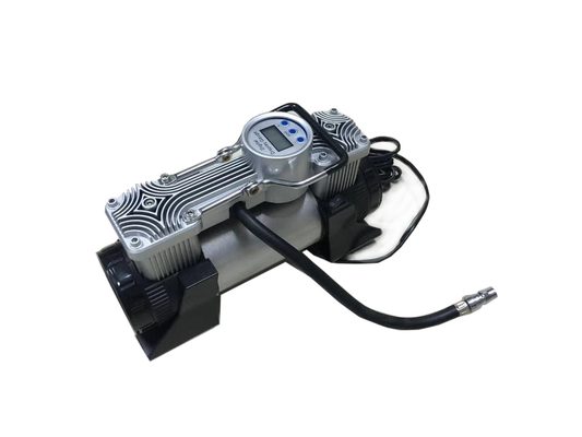 Double Cylinder Portable Air Compressor With Handle And Plastic Box