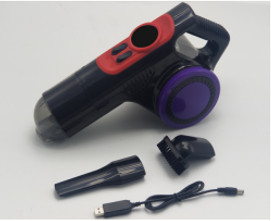 Rechargeable 12V Vacuum Cleaner And Air Compressors Handheld Mini With LED Light Air 4-In-1 Tire Inflate And Cleaning