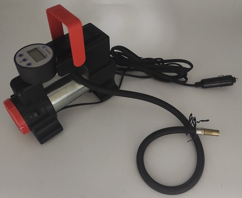 DC12V LED Light Portable Metal Car Air Compressor With Digital Gauge