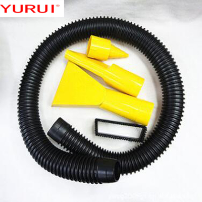 Yellow Portable ABS DC12v Car Use Vacuum Cleaner With Flexible Wet And Dry