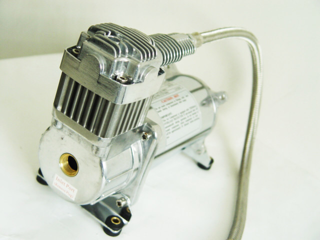 1 / 4 '" Air Ride Suspension Compressor  200psi Single 12v Compressor And Tank