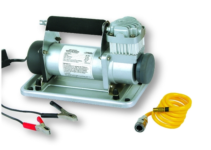 Metal 12v DC Vehicle Air Compressors With Battery Clip For Car Tire Heavy Duty Inflation