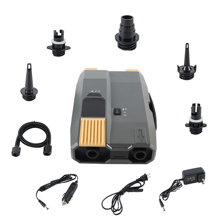 SUP and with DC12V Car Plug Rechargeable Air Pump  AC 110v-220v Power Electric for Paddle Board