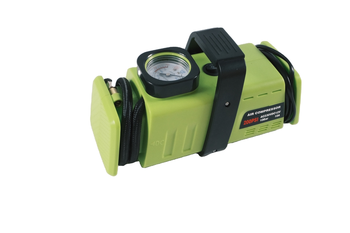 AC/DC Car Tire Inflators Plastic Vehicle Air Compressor For Car Tires