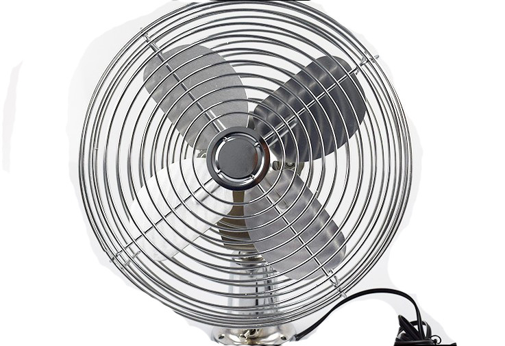 Truck Portable Car Cooling Fan Silver Color 6" Oscillating One Year Warranty