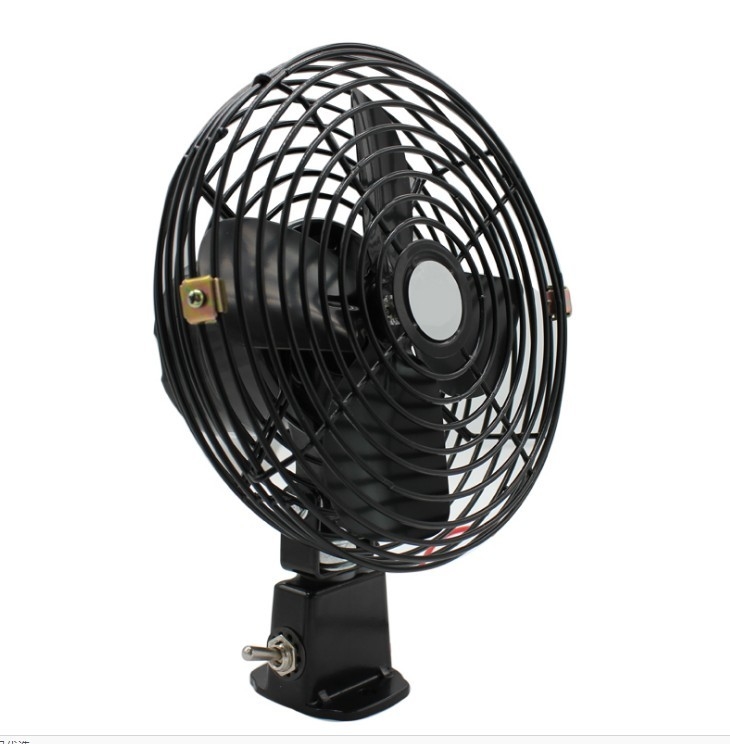Electric Automotive Cooling Fans Small Size 12v 24v With On / Off Switch