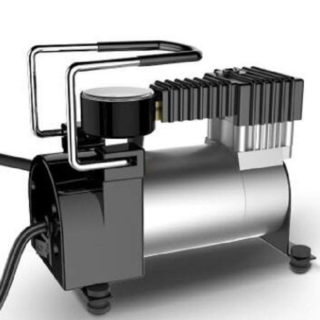 Metal Vehicle Air Compressors Silver Color With Ce Rohs Certification