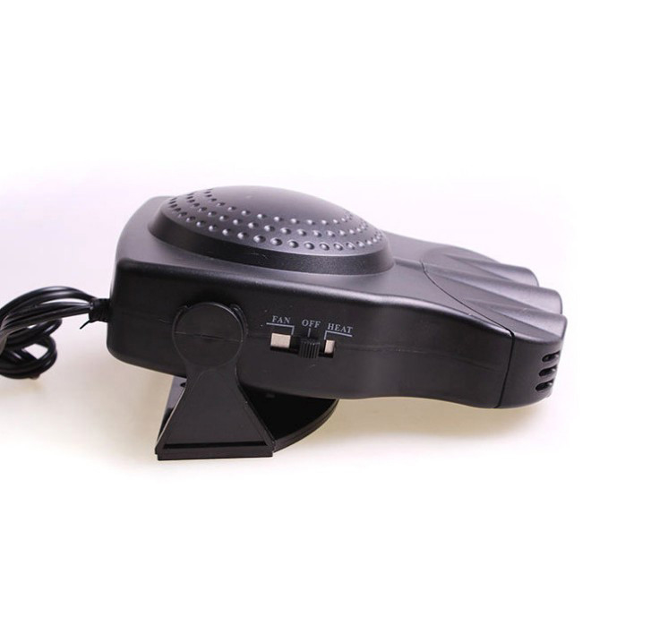 Smart Portable Car Heaters 150w Black Color With Fan / Heater Function