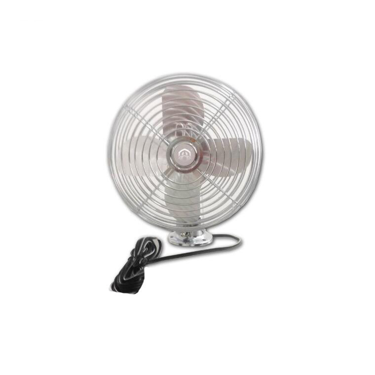Portable Plastic Car Fan For Car Cooling With Cigarette Lighter Strong Wind