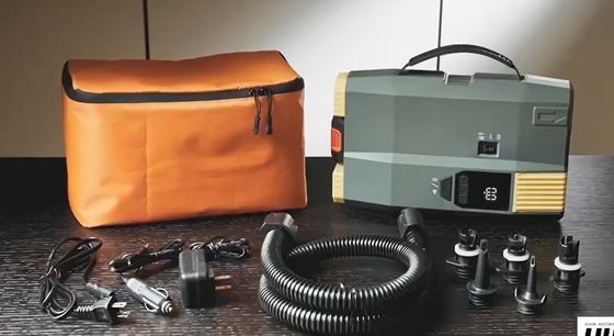 Portable Electric Digital Display Sup Pump For Stand Up Paddle Board With Three Power Supply