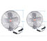 Safety Metal Guard Car Cooling Fan Direct Current 12v With 60 Strips