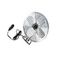 Silver Color Plastic Car Cooling Fan 6 Inch Oscillating Screw Mounting