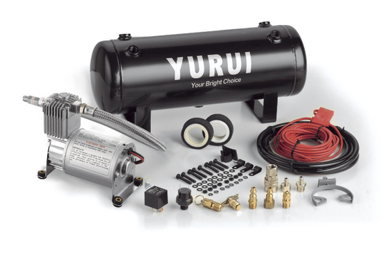 Good price Duty Cycle Onboard Air Suspension Pump Compressor 1.0 Gallon Tank For Tuning And Pneumatic Needs online