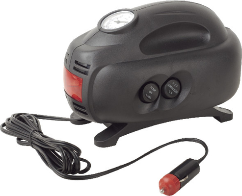 Good price 3 In 1 Lamp Pressure Measurement 12v Portable Air Compressor / Auto Air Compressor online