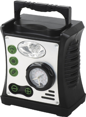 Good price Durable Black Plastic 4 In 1 Car Air Compressor ,  Various Functions For Your Choice Fast Infaltion For Air System online