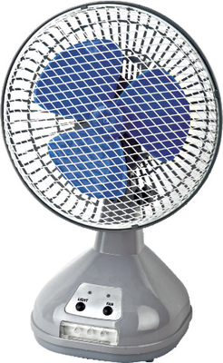 Good price Silver And Blue Metal Car Cooling Fan Rechargeable And Standable online