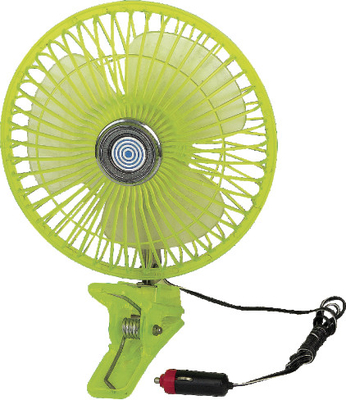 Good price Plastic Green Car Cooling Fan Full Safety Plastic Guard  8” Oscillating online