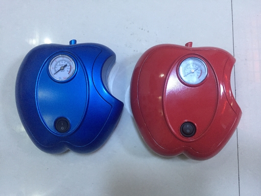 Good price Apple Shape Car DC12V Car Air Pump Plastic Fast Inflation , Blue / Red Color online