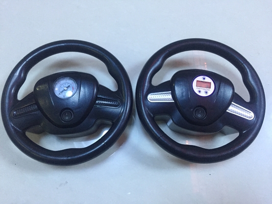 Good price DC12V Digital And Gauge Car Air Pump , Steering Wheel Shape Car Tyre Air Compressor online