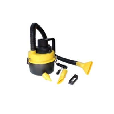Good price Yellow Portable ABS DC12v Car Use Vacuum Cleaner With Flexible Wet And Dry online
