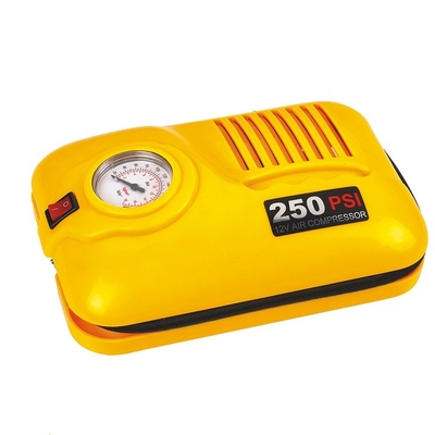 Good price 250psi Car Air Compressor Plastic Material , 2 In 1 Vehicle Air Compressor Dc 12v online