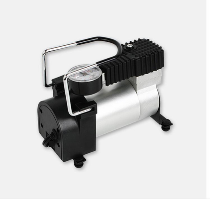 Good price 12v Metal Portable Air Compressor For Car Black Silver Color Single Cylinder online