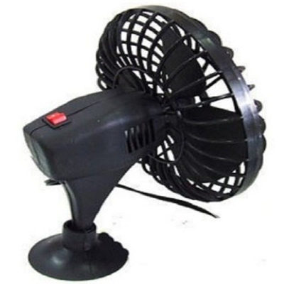 Good price Mini 4 Inch Car Cooling Fan Plastic Oscillating Cup Mounting With Two Switch online